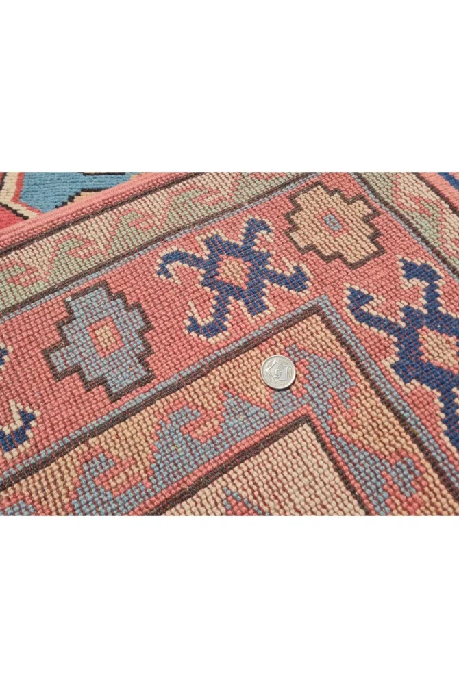 Amazing Hand Knotted Vintage Kurdi Wool Area Rug 7 x 4 Ft - Image 8