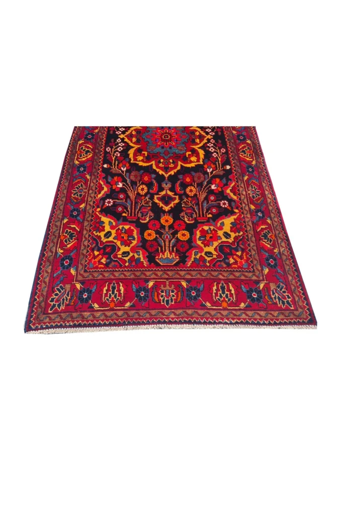 Amazing Hand Knotted Vintage Hamidoun Wool Area Rug 7 x 4 Ft - Image 6