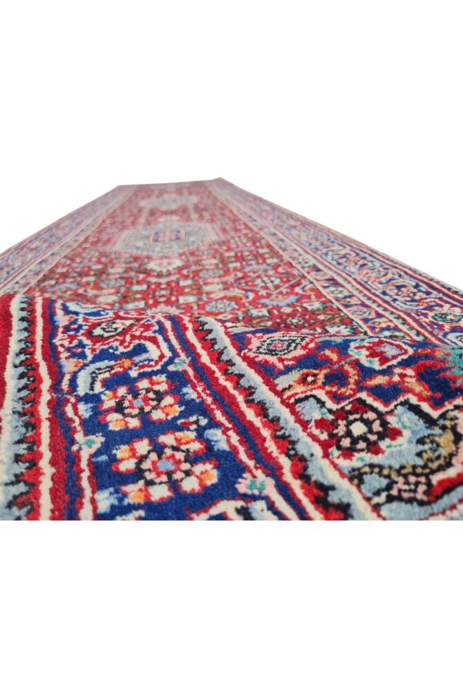 Amazing Hand Knotted Vintage Bijour Wool Area Runner Rug 12 x 3 Ft - Image 8