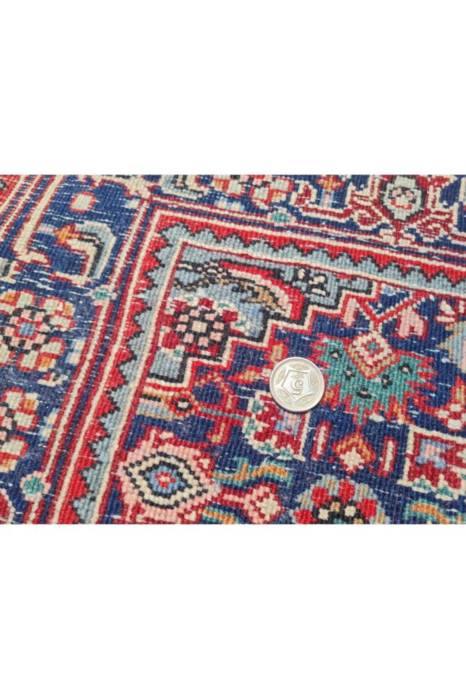 Amazing Hand Knotted Vintage Bijour Wool Area Runner Rug 12 x 3 Ft - Image 9