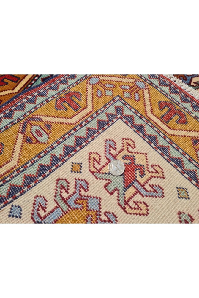 Amazing Hand Knotted Vintage Azarbaijan Wool Area Runner Rug 10.6 x 2.5 Ft - Image 8
