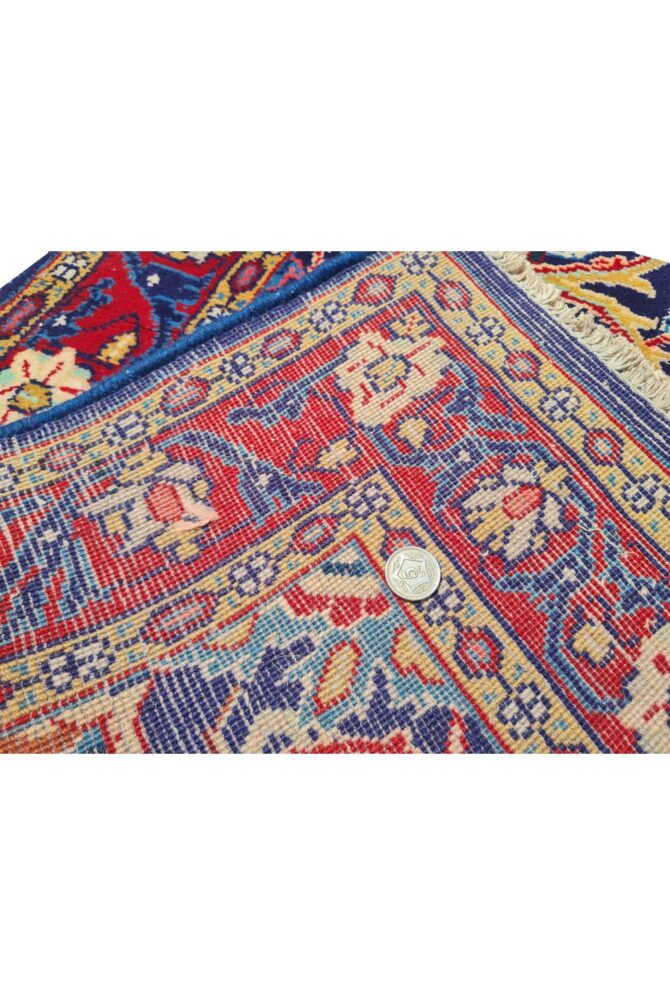 Amazing Hand Knotted Vintage Baghtiyaar Wool Area Runner Rug 13 x 3 Ft - Image 9