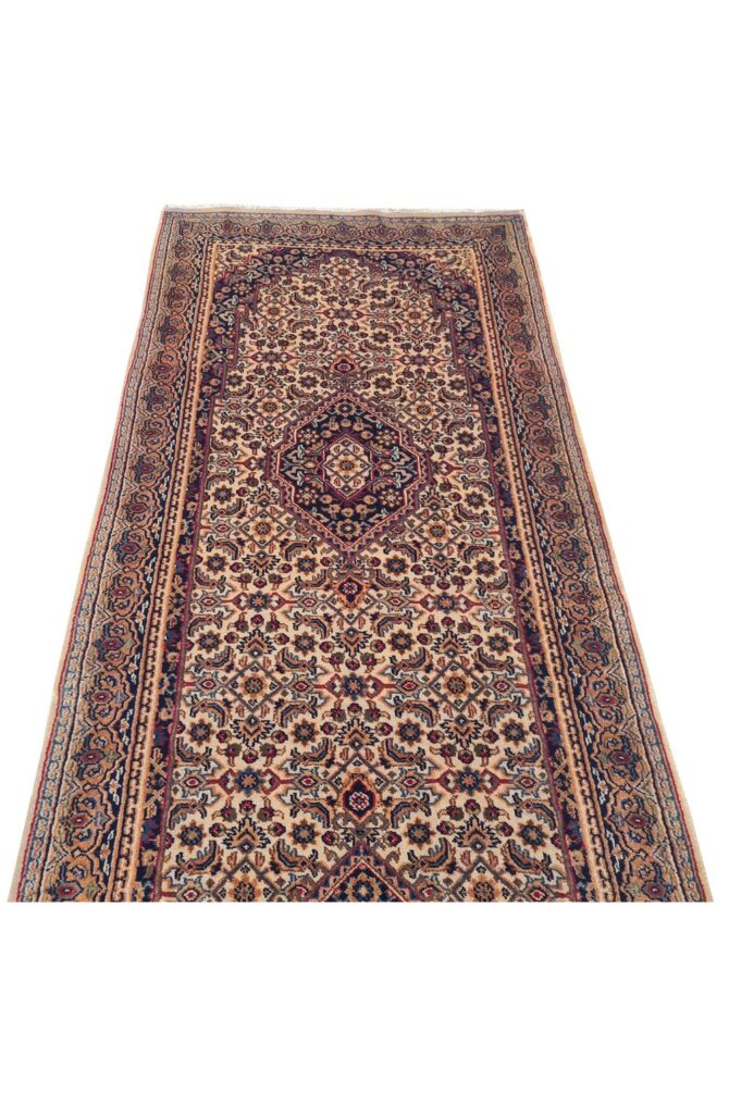 Amazing Hand Knotted Vintage Bijour Wool Area Runner Rug 10 x 3 Ft - Image 7