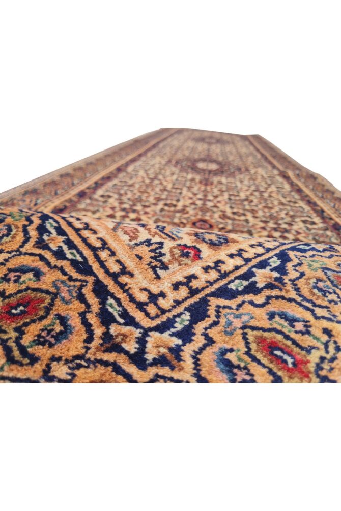 Amazing Hand Knotted Vintage Bijour Wool Area Runner Rug 10 x 3 Ft - Image 8