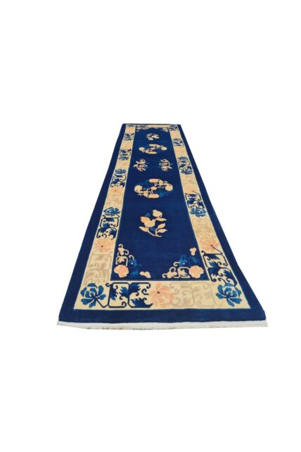 Amazing Hand Knotted Vintage Tibet Wool Area Runner Rug 8 x 2 Ft