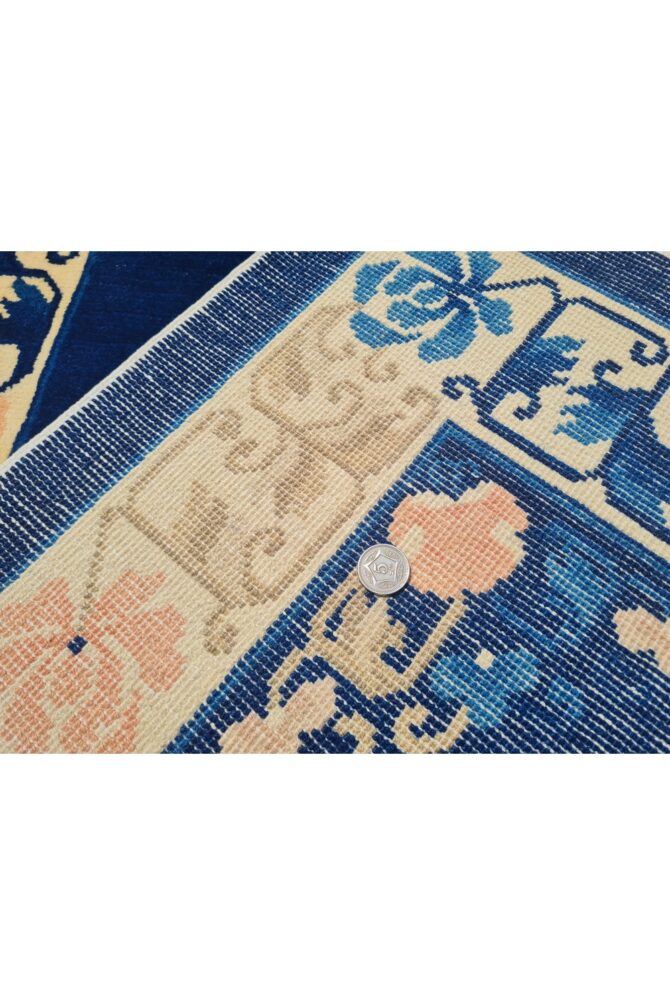 Amazing Hand Knotted Vintage Tibet Wool Area Runner Rug 8 x 2 Ft - Image 9