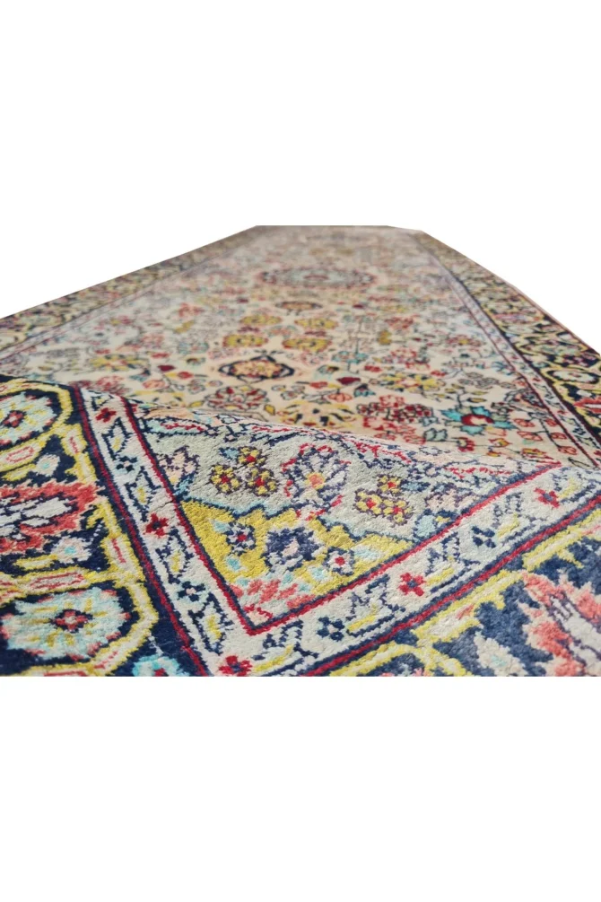 Amazing Hand Knotted Vintage Tribal Sino Pictorial Silk Area Runner Rug 9.5 x 2.5 Ft - Image 8