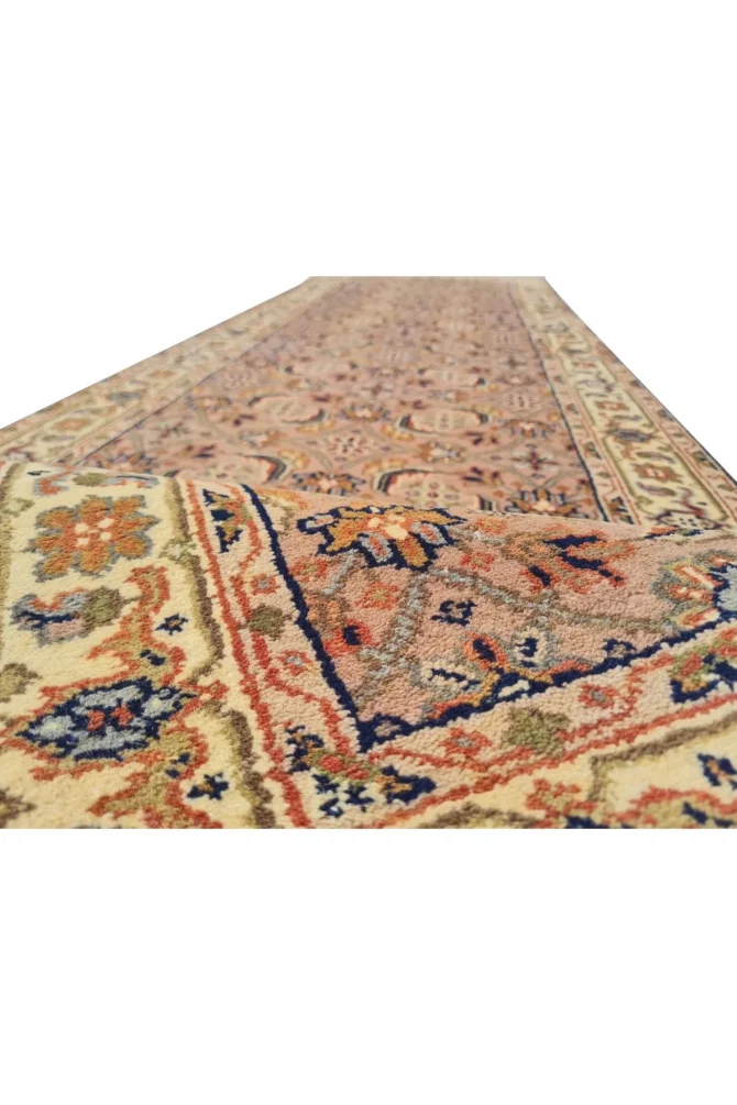 Amazing Hand Knotted Vintage Qashoun Wool Area Runner Rug 9.5 x 2.5 Ft - Image 8