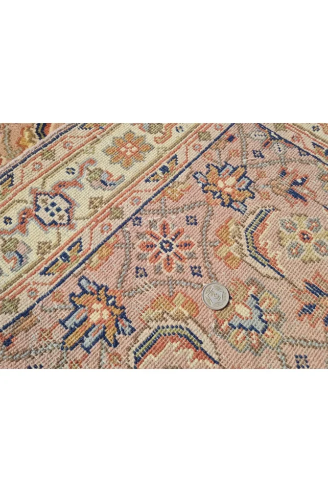 Amazing Hand Knotted Vintage Qashoun Wool Area Runner Rug 9.5 x 2.5 Ft - Image 9