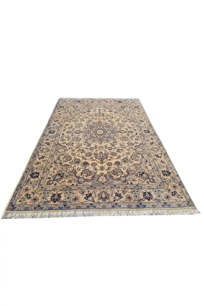 Amazing Hand Knotted Vintage Asfhoun Wool Area Rug 6 x 4 Ft - Image 2
