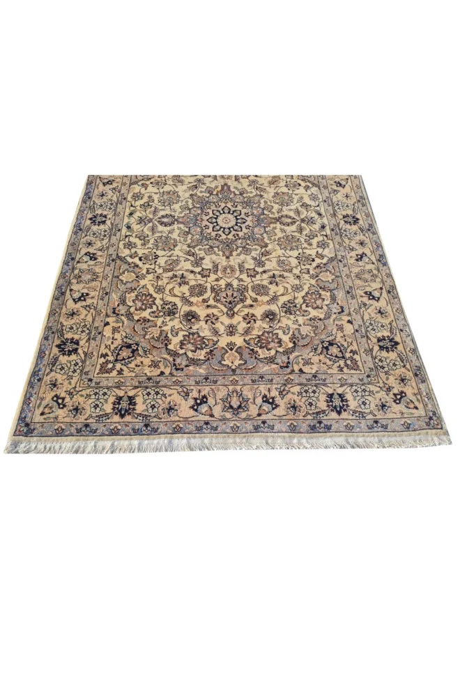 Amazing Hand Knotted Vintage Asfhoun Wool Area Rug 6 x 4 Ft - Image 7