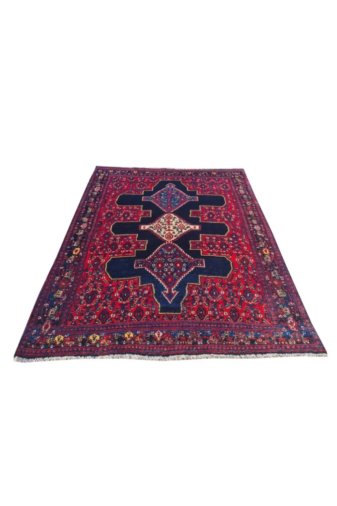 Amazing Hand Knotted Vintage Ceena Wool Area Rug 5 x 4 Ft - Image 2
