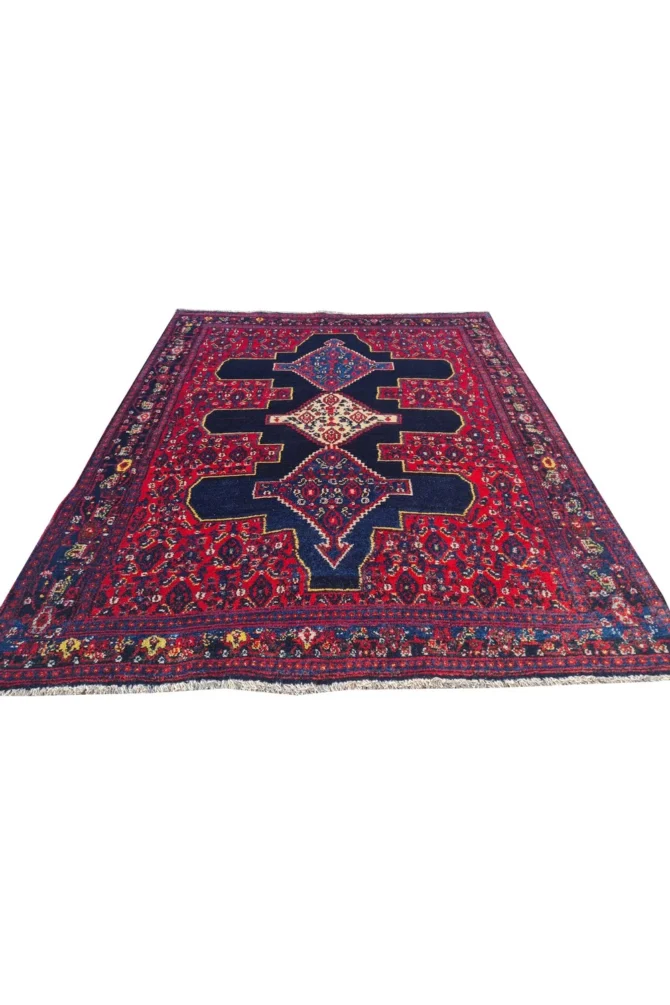 Amazing Hand Knotted Vintage Ceena Wool Area Rug 5 x 4 Ft - Image 3