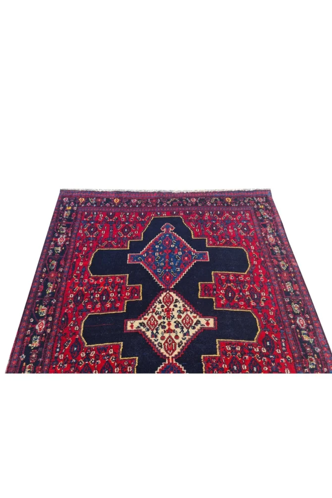 Amazing Hand Knotted Vintage Ceena Wool Area Rug 5 x 4 Ft - Image 5