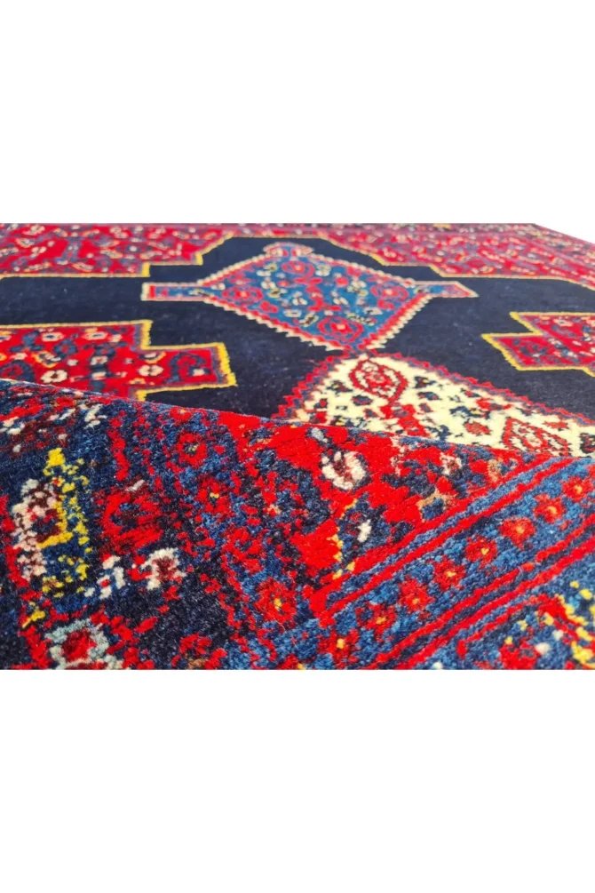 Amazing Hand Knotted Vintage Ceena Wool Area Rug 5 x 4 Ft - Image 7