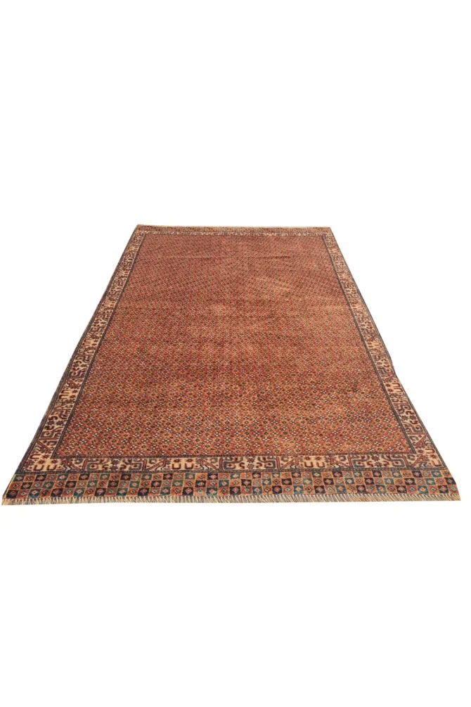 Amazing Hand Knotted Antique Afghan Nokaar Balouch Wool Area Rug 6 x 4 Ft - Image 2