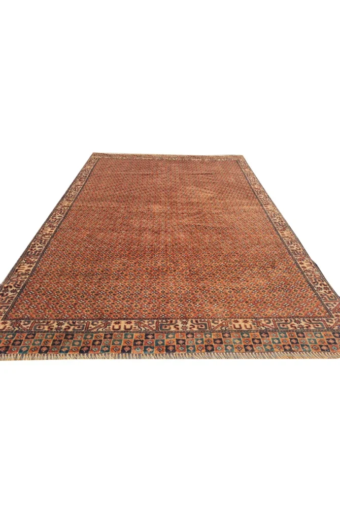 Amazing Hand Knotted Antique Afghan Nokaar Balouch Wool Area Rug 6 x 4 Ft - Image 3