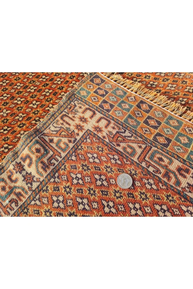 Amazing Hand Knotted Antique Afghan Nokaar Balouch Wool Area Rug 6 x 4 Ft - Image 8
