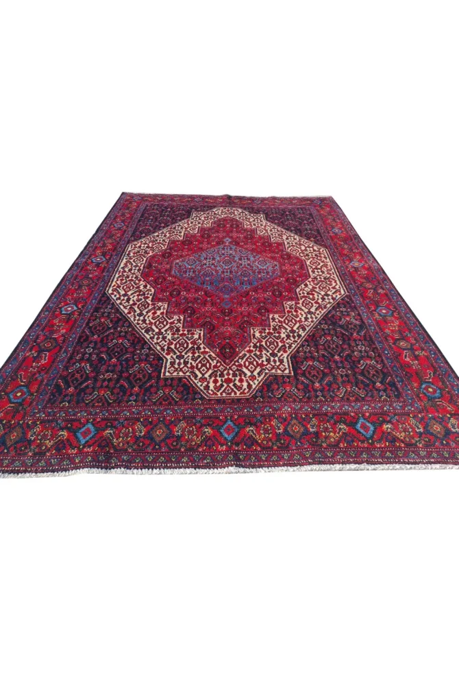 Amazing Hand Knotted Vintage Ceena Wool Area Rug 7 x 5 Ft - Image 3