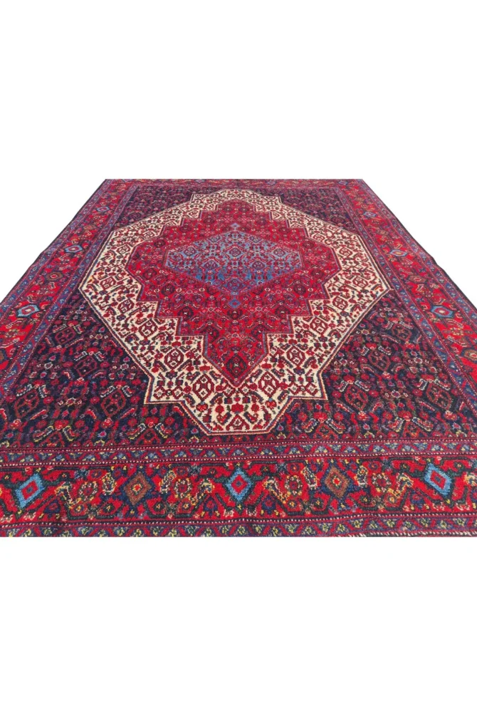 Amazing Hand Knotted Vintage Ceena Wool Area Rug 7 x 5 Ft - Image 4