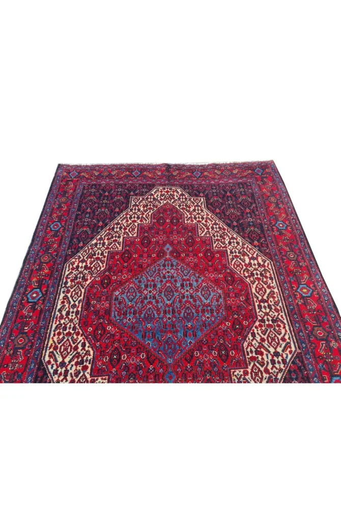 Amazing Hand Knotted Vintage Ceena Wool Area Rug 7 x 5 Ft - Image 6