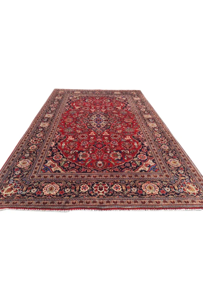Amazing Hand Knotted Vintage Qashoun Wool Area Rug 6 x 4 Ft - Image 3