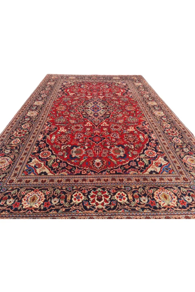 Amazing Hand Knotted Vintage Qashoun Wool Area Rug 6 x 4 Ft - Image 4