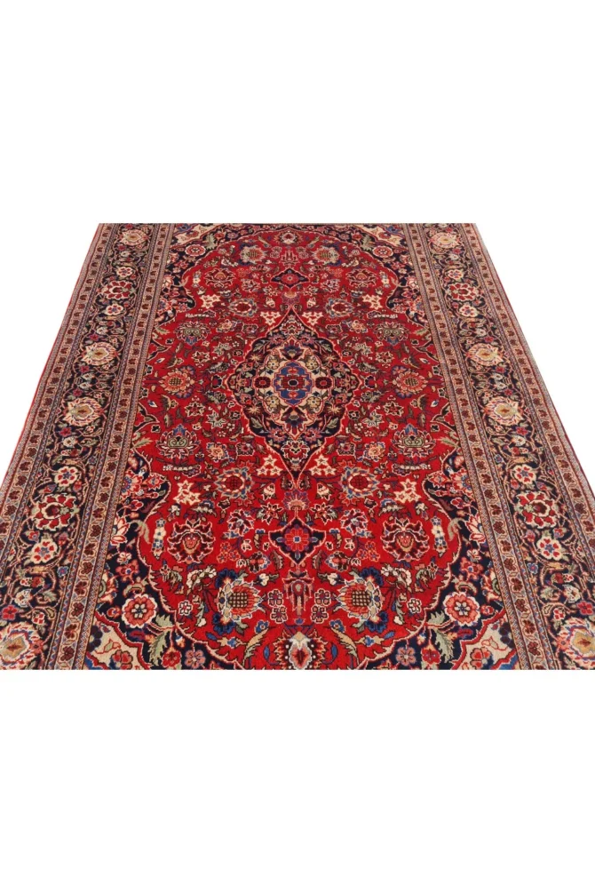 Amazing Hand Knotted Vintage Qashoun Wool Area Rug 6 x 4 Ft - Image 5