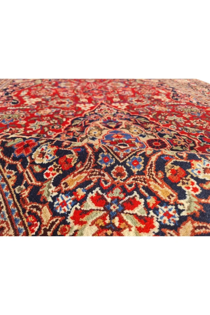 Amazing Hand Knotted Vintage Qashoun Wool Area Rug 6 x 4 Ft - Image 7