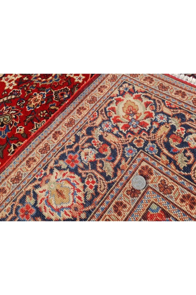 Amazing Hand Knotted Vintage Qashoun Wool Area Rug 6 x 4 Ft - Image 8
