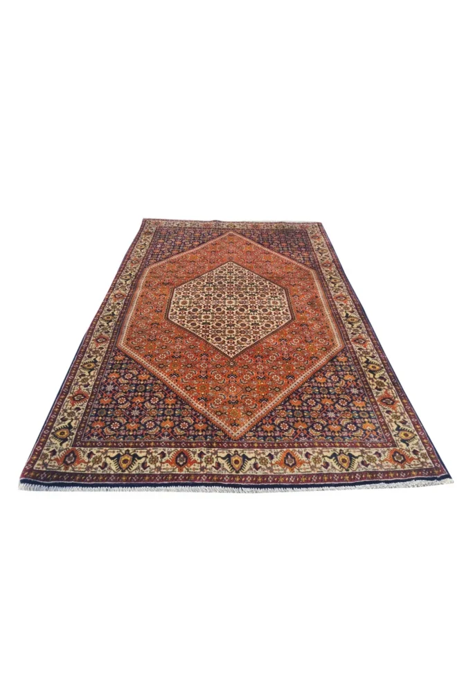 Amazing Hand Knotted Vintage Bijour Wool Area Rug 6 x 4 Ft - Image 2
