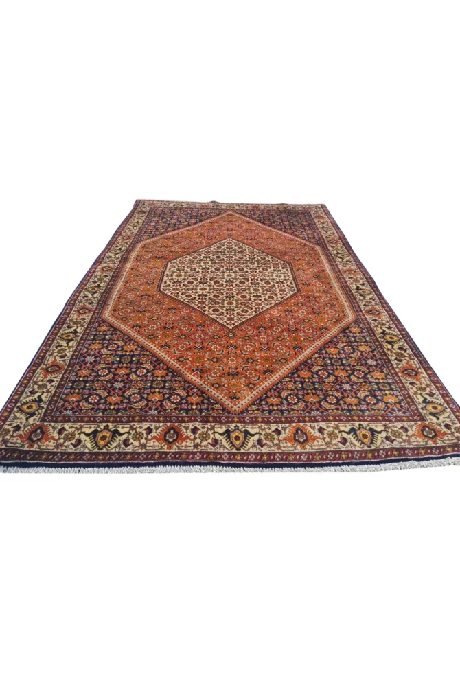Amazing Hand Knotted Vintage Bijour Wool Area Rug 6 x 4 Ft - Image 3