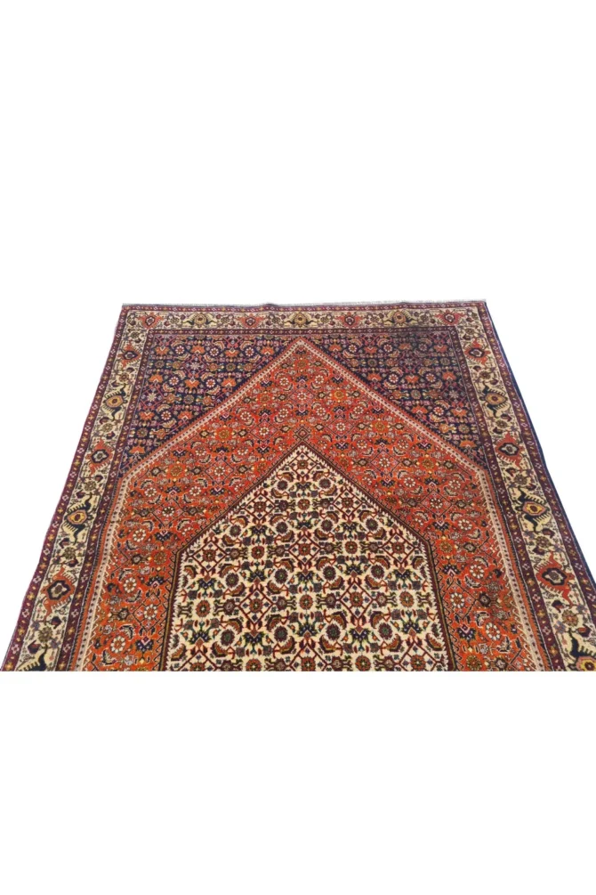 Amazing Hand Knotted Vintage Bijour Wool Area Rug 6 x 4 Ft - Image 6