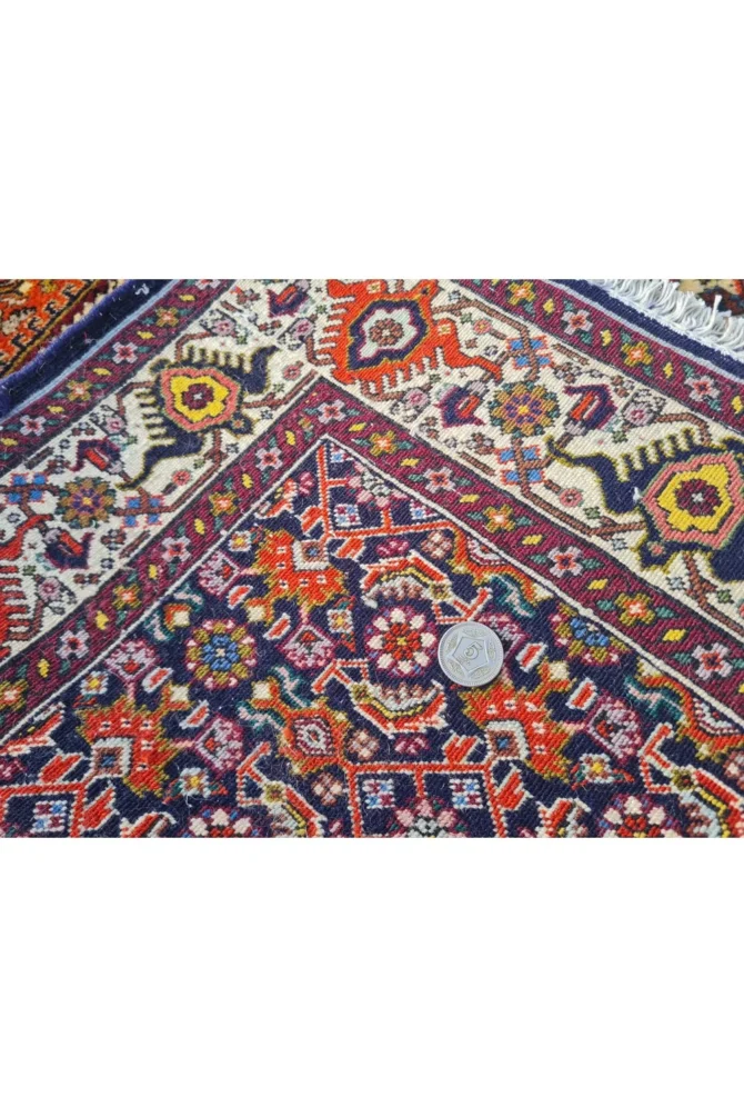 Amazing Hand Knotted Vintage Bijour Wool Area Rug 6 x 4 Ft - Image 8
