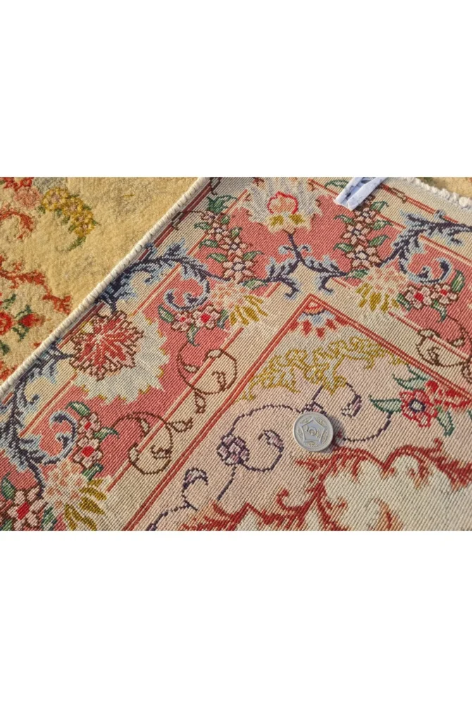 Amazing Hand Knotted Vintage Shahi Tabreez Wool Area Runner Rug 10 x 3 Ft - Image 9