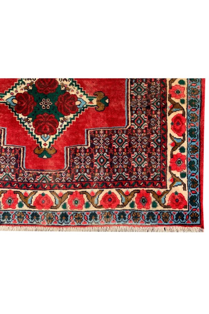 Authentic Hand Knotted Vintage Tabreez Wool Area Runner Rug 9 x 3 Ft - Image 10