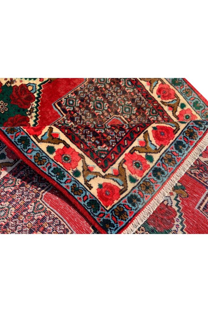 Authentic Hand Knotted Vintage Tabreez Wool Area Runner Rug 9 x 3 Ft - Image 11