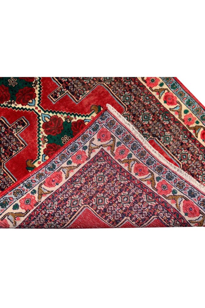 Authentic Hand Knotted Vintage Tabreez Wool Area Runner Rug 9 x 3 Ft - Image 12