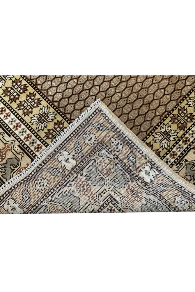 Amazing Hand Knotted Turkish Wool Area Rug 8 x 6 Ft - Image 12