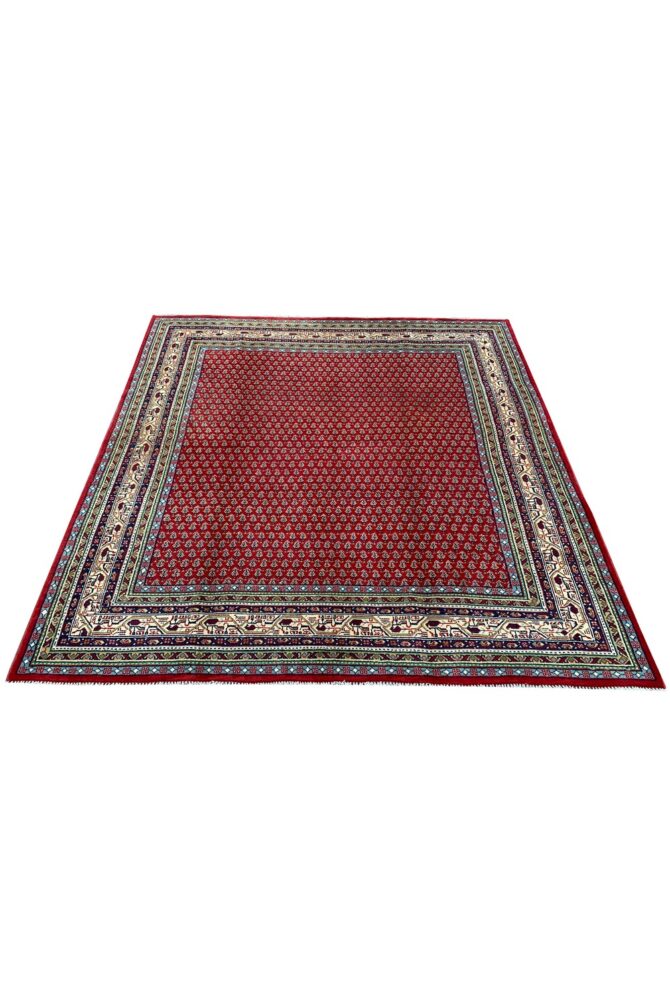 Amazing Hand Knotted Badam Gul Mir Wool Area Rug 7 x 7 Ft - Image 3