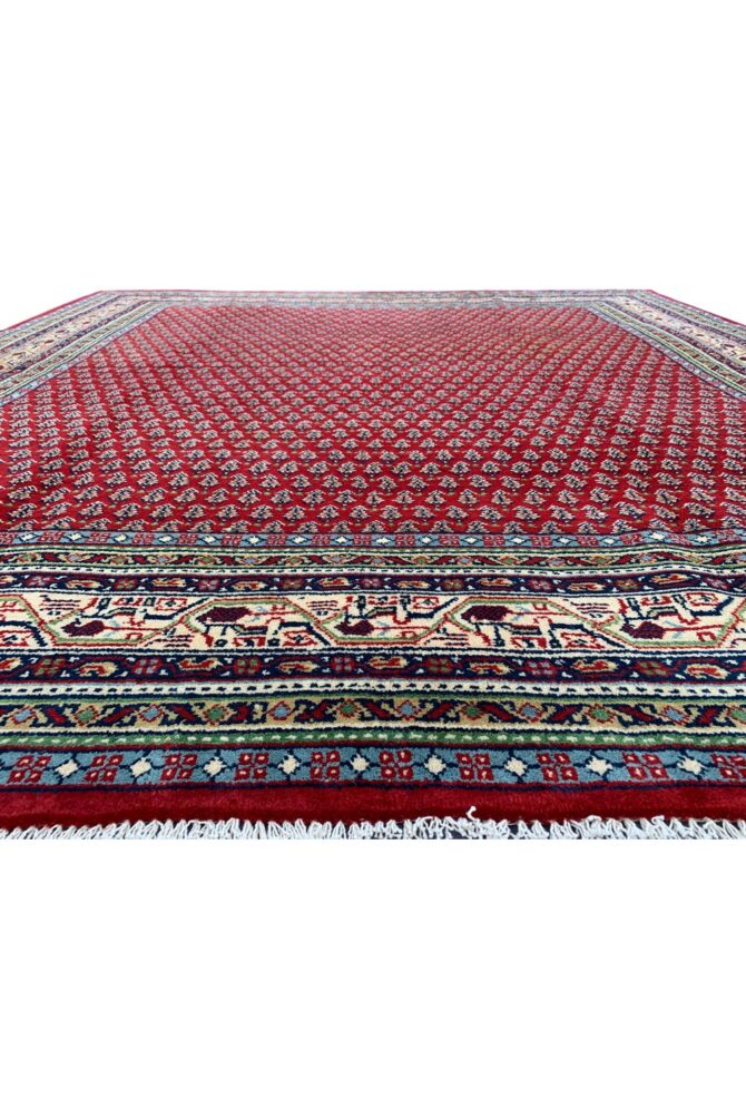 Amazing Hand Knotted Badam Gul Mir Wool Area Rug 7 x 7 Ft - Image 6