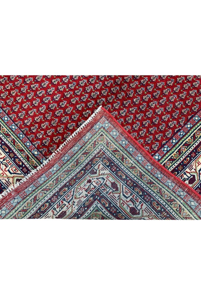 Amazing Hand Knotted Badam Gul Mir Wool Area Rug 7 x 7 Ft - Image 12